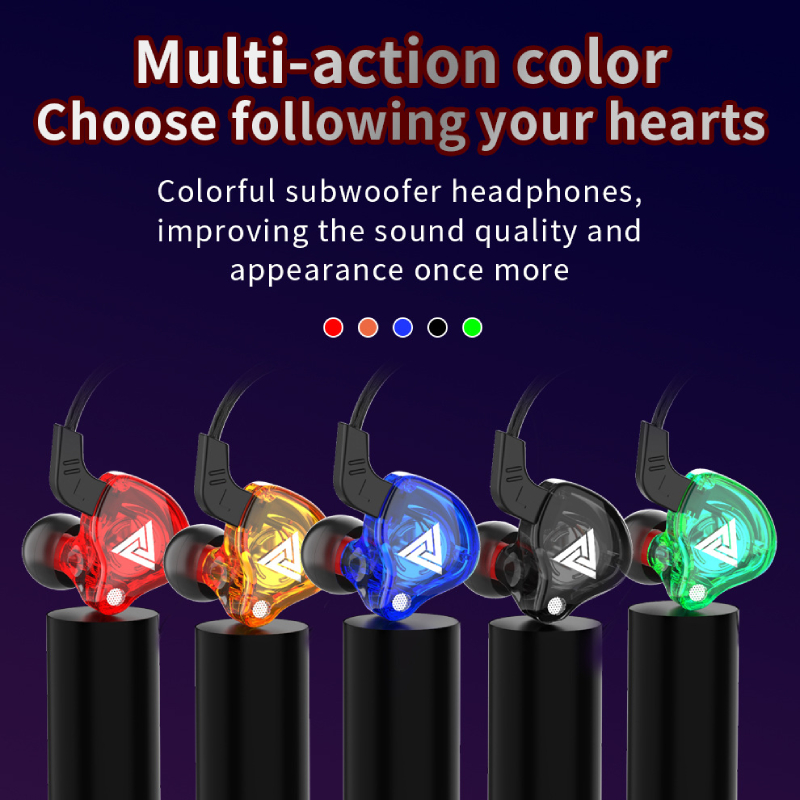 Tai Nghe Nhét Tai QKZ AK6 Có Micro Jack 3.5mm Âm Thanh Sống Động