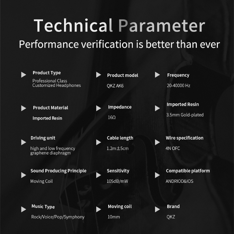 Tai Nghe Nhét Tai QKZ AK6 Có Micro Jack 3.5mm Âm Thanh Sống Động