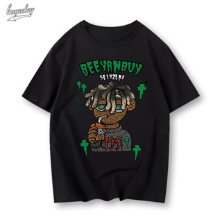 Áo thun tee BEEYANBUY nam đen fashion hiphop local brand nam nữ form rộng unisex 100% cotton-N0048