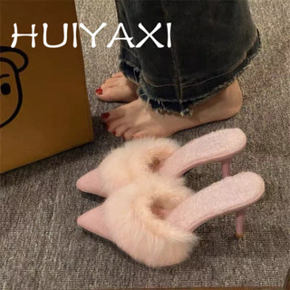 HUIYAXI Giày Cao Gót dép cao gót nữ Mũi Nhọn GIÀY SANDAL Thời Trang Mới 2023 Cho Nữ Thiết kế độc đáo Trẻ trung Cá tính Độc lạ FGL23B0MS5 48Z231130