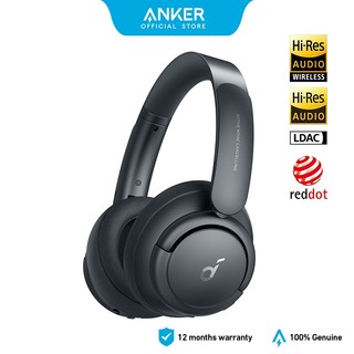 Soundcore của Anker Life Q35 CD Hybrid Tai nghe khử tiếng ồn chủ động với nhiều chế độ, Âm thanh độ phân giải cao, EQ tùy chỉnh qua ứng dụng, Thời gian chơi 40H, Vừa vặn thoải mái, Tai nghe Bluetooth