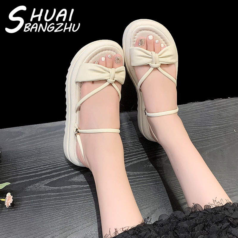 Dép bánh mì nữ SHUAIBANGZHU 080809 chống trượt thời trang mới 2023