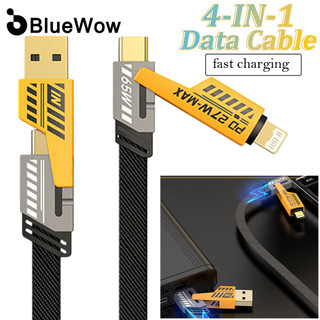 Cáp sạc nhanh Mecha 4 trong 1 BlueWow Cáp Usb Type C cho dây sạc Micro Usb C
