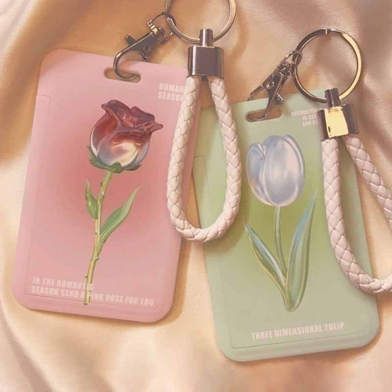 Dây Treo Thẻ Vẽ Tranh Sơn Dầu Kèm Móc Khóa Tiện Dụng Cho Học Sinh