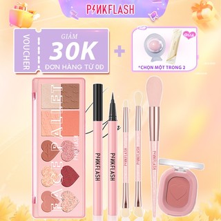 Pinkflash Bộ 6 Mỹ Phẩm Trang Điểm Nhanh Chóng Màu Hồng Cho Người Mới Bắt Đầu Văn Phòng Thích Hợp Với Nhiều Phong Cách Trang Điểm Khác Nhau