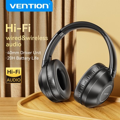 Tai Nghe Không Dây Vention SoundMate S11 ENC Khử Tiếng Ồn Bluetooth 5.3 Tích Hợp Mic Có Thể Gập Lại Tai Nghe