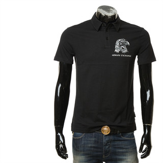 Áo sơ mi POLO ngắn tay in họa tiết Armani Exchange AX Armani Eagle dành cho nam