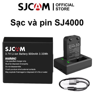 Sjcam thiết bị sạc pin sj4000 màn hình kép sj4000air sj4000 wifi