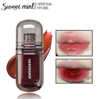   Hàng mới về  Son bóng HERORANGE Màu sắc thời trang dưỡng ẩm lâu trôi không thấm nước 