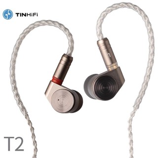 Tinhifi t2 dlc dual 10mm dlc dynamic driver in-ear tai nghe 0,78mm 2pin 5n cáp mạ bạc 8 lõi