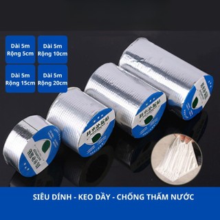 Băng keo nhôm, Băng chống thấm Butyl Chịu nhiệt độ cao Sửa chữa tường Crack Siêu dính