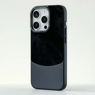 【flannel+Pc hard case/Black】Ốp lưng compatible for iphone 12 13 14 15 pro max case