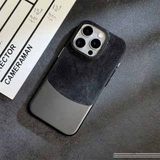 【flannel+Pc hard case/Purple】Ốp lưng compatible for iphone 12 13 14 15 pro max case