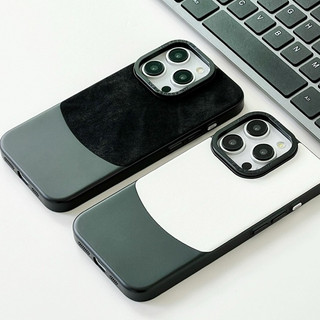 【flannel+Pc hard case/Purple】Ốp lưng compatible for iphone 12 13 14 15 pro max case