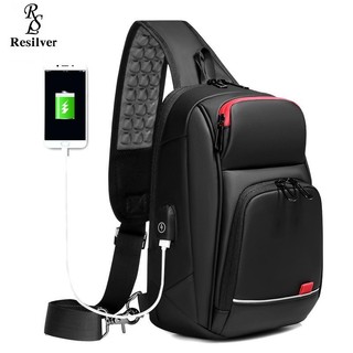 Túi dây đeo vai YILIONGDAQI sạc USB chống nước không gian lớn