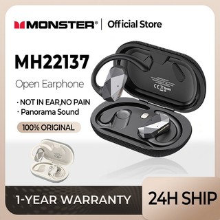 Monster MH22137 Dẫn truyền xương Tai nghe thể thao không dây Bluetooth Tai nghe dẫn truyền xương âm thanh nổi Tai nghe điều khiển cảm ứng chống nước