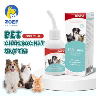 ZOEF Bioline Đầy Màu Sắc Thú Cưng Thả Mắt Sữa Rửa Tai Loại Bỏ Sáp Mắt Chó Mèo Thả Mắt Sữa Dưỡng Mắt Sạch HHMPS0116