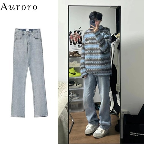 Quần bò ống rộng thời trang quần jean ống loe denim quần jean xanh oversize quần bò nam boy phố unisex quần jean nam hàn quốc street style quần jean đen nam