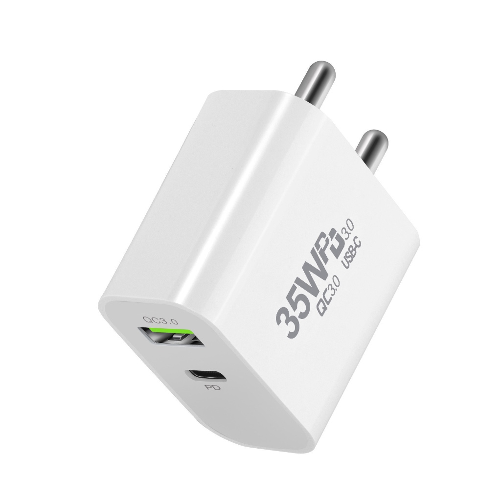 Bộ sạc Gallium Nitride 35W 35W Bộ chuyển đổi PD + QC3.0 tiêu chuẩn Úc Thích hợp cho điện thoại di độ
