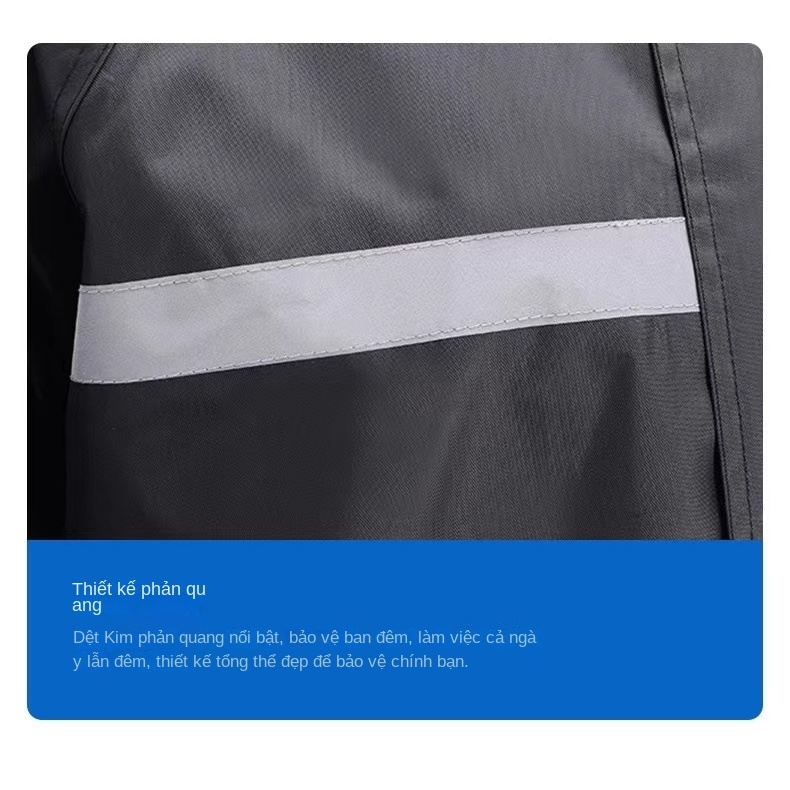 Áo mưa dài BEIDUOYANG vải oxford phản quang tiện dụng cho người lớn（Bán hàng）