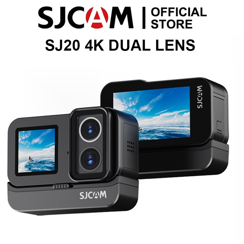 Camera Hành Trình SJCAM SJ20 4K Dual lens Camera Hành Động | 6 trục chống rung | Màn Hình Cảm Ứng 2.29 Với Màn Hình 1.3 Camera hành động Camera WiFi