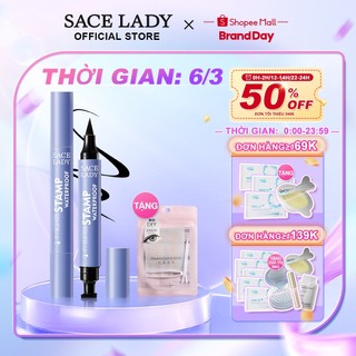 Bút kẻ mắt không thấm nước SACE LADY lâu trôi chống lem nhòe dễ dàng tạo khuôn trang điểm cho mắt 3g