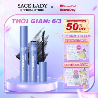 Mascara SACE LADY chống thấm nước làm dày mi Mascara lâu trôi làm cong mi trang điểm mắt 6g