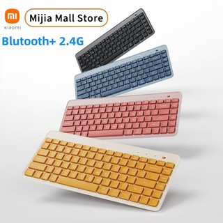 Bàn phím không dây bluetooth 2.4G Xiaomi Mijiamall hoạt động yên tĩnh cho IOS Android Windows Tablets Redmi Huawei