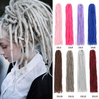 100 cm dài thẳng tổng hợp dreadlock tóc handmade móc bím tóc fauclocs phần mở rộng tóc cho nữ