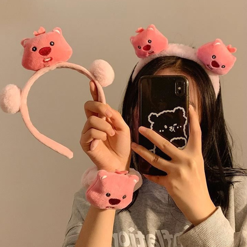 Kuromi Headrope Hoạt Hình Loopy Cao Su Dây Tóc Đơn Giản Sang Trọng Headrope Cô Gái Ngọt Ngào Phụ Kiện Tóc