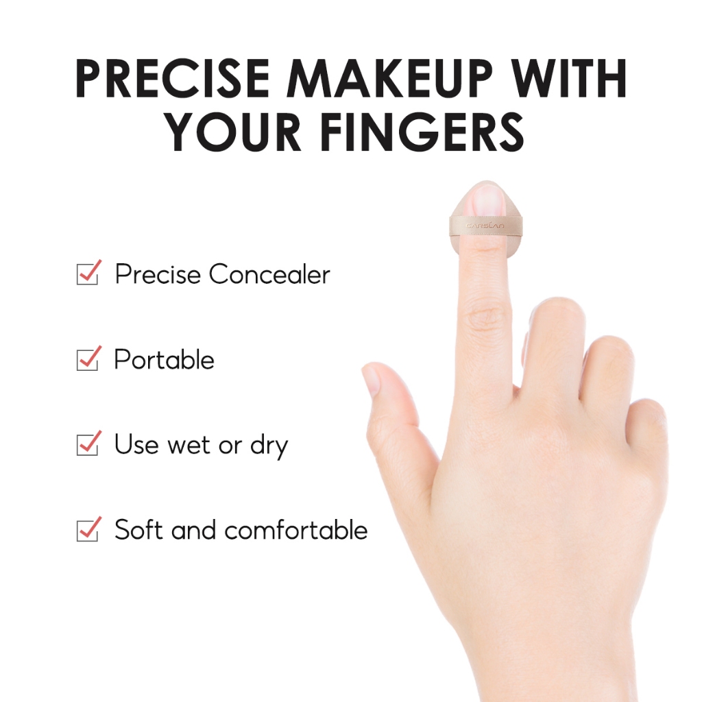 Mút trang điểm Carslan phù hợp cho phấn nền dạng lỏng để làm đẹp