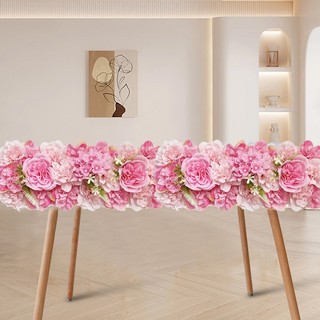 Hoa nhân tạo bảng tường treo tường trang trí đám cưới lụa hydrangea 3d phông nền trang trí nhà