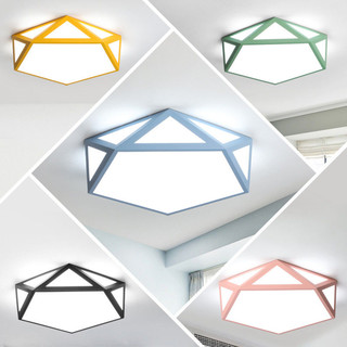 Macaron đèn led trần bắc âu đèn trần trang trí phòng ngủ đèn trần phòng khách hiện đại