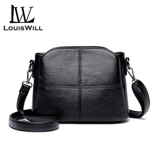 Túi xách nữ LouisWill Túi xách nữ thời trang Túi đựng sức chứa lớn Túi xô Túi đeo chéo Túi đeo vai bằng da PU mềm Túi đựng nhiều ngăn cho nữ Mẹ