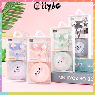 Giao diện 3,5 mm với hộp lưu trữ hoạt hình đầy màu sắc, tai nghe chơi game máy tính phổ thông trong tai, tai nghe chơi game trên máy tính di động có micrô, tai nghe di động có dây