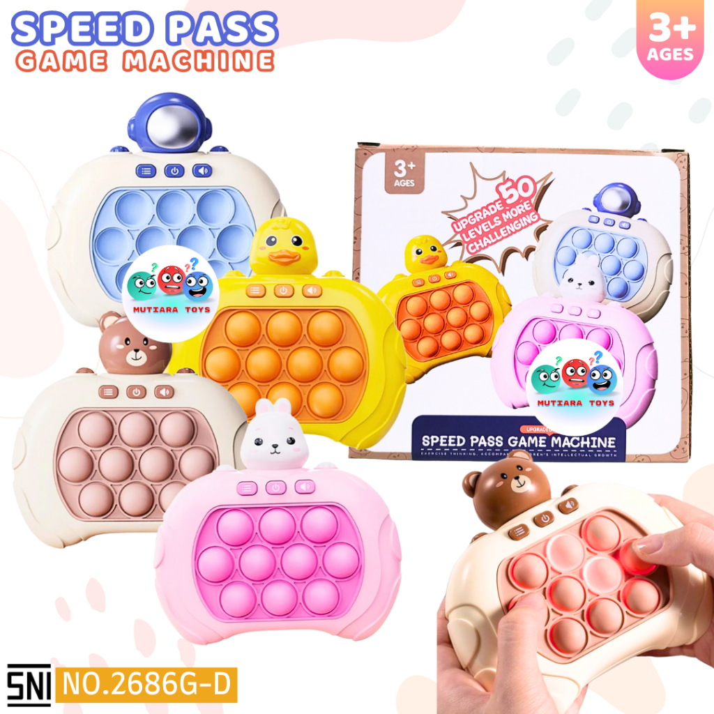 Máy Chơi Điện Tử Pop It,bopit Thế Hệ Mới Đồ Chơi Bóp Bóp Hình cua Có Nhạc có đèn