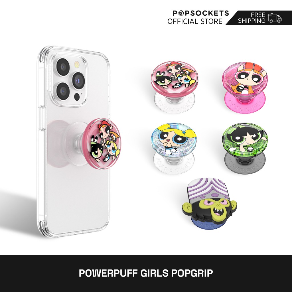 Popsockets Powerpuff Girls PopGrip | Kẹp điện thoại cao cấp | Popgrip | Ổ cắm Pop | Ổ cắm Pop | Pop 