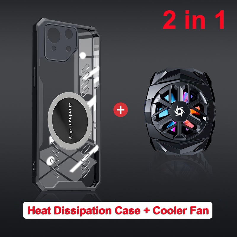 Ốp Điện Thoại Rog 8 Asus Rog Phone 8 Pro Ốp Lưng Tản Nhiệt Thích Hợp Cho Xe Hỗ Trợ Chống Sốc Vỏ Bảo 