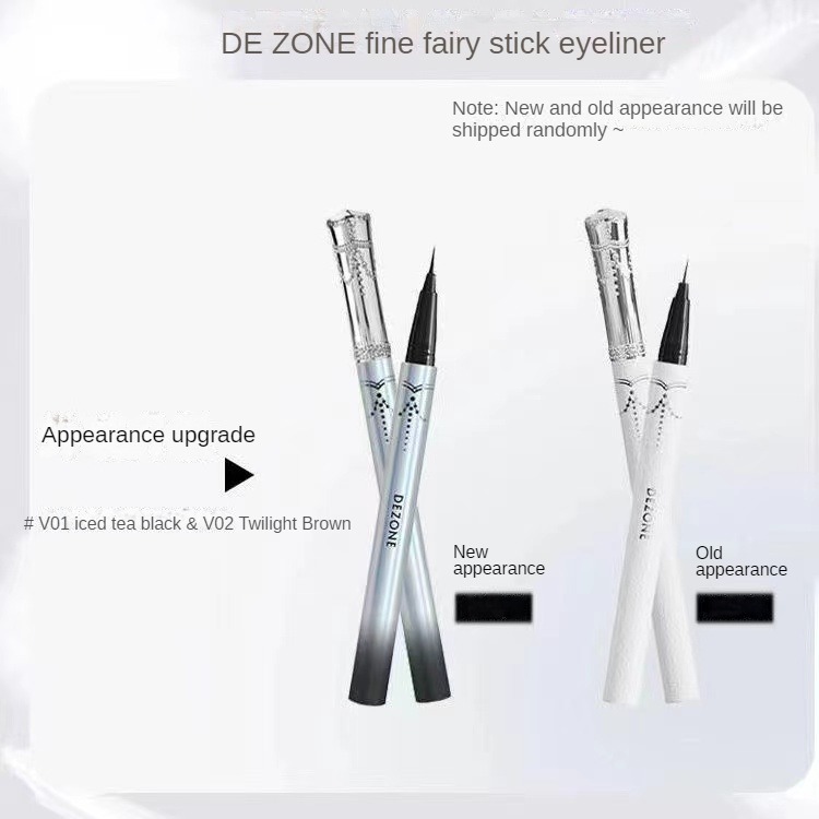 Bút Kẻ Mắt DEZONE Đầu Siêu Mảnh Dưỡng Ẩm Phong Cách Hàn Quốc