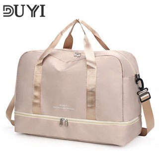  Túi du lịch xách tay dung lượng lớn túi hành lý đựng quần áo đi công tác ngắn túi đeo chéo thể thao chống thấm chống mài mòn DUYI 