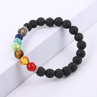 ✨✨Vòng tay đá núi lửa tự nhiên 7 màu