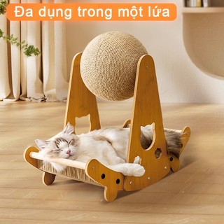 Đồ chơi cho mèo，Chống Mài Mòn Dọc Sisal Ball cat，Trụ Cào Móng Cho Mèo