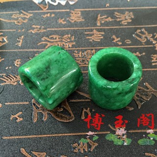 Nhẫn ngọc bích màu xanh lá cây Nhẫn ngọc lục bảo Quý Châu tặng bạn bè quà tặng tuyệt đẹp