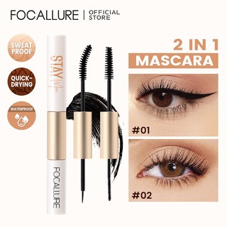 Mascara Và Bút Kẻ Mắt 2 Trong 1 Chống Thấm Nước Focallure