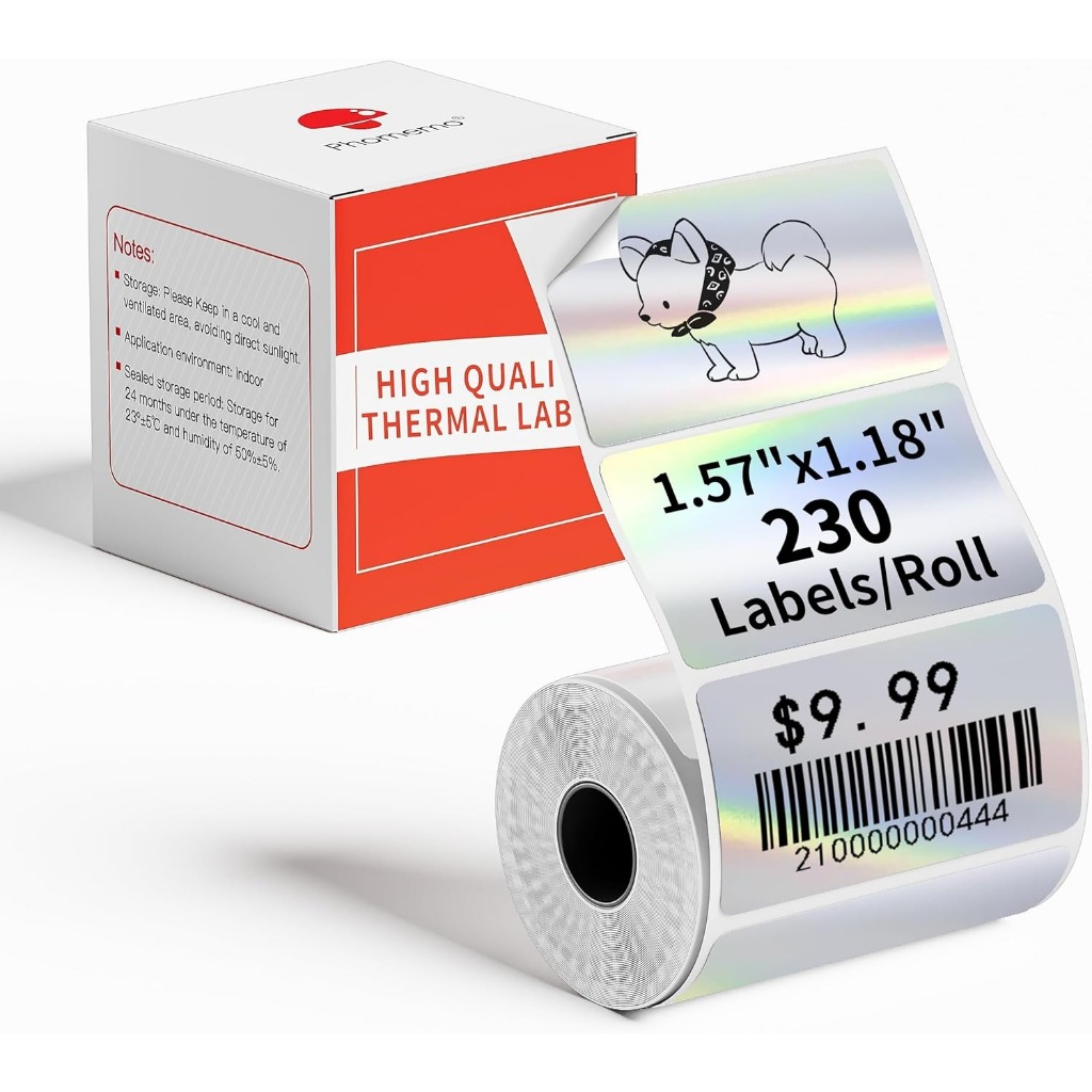 Nhãn dán nhiệt phản quang cho máy in nhiệt Phomemo M110/M120/M200/M220/M221/241BT/D520