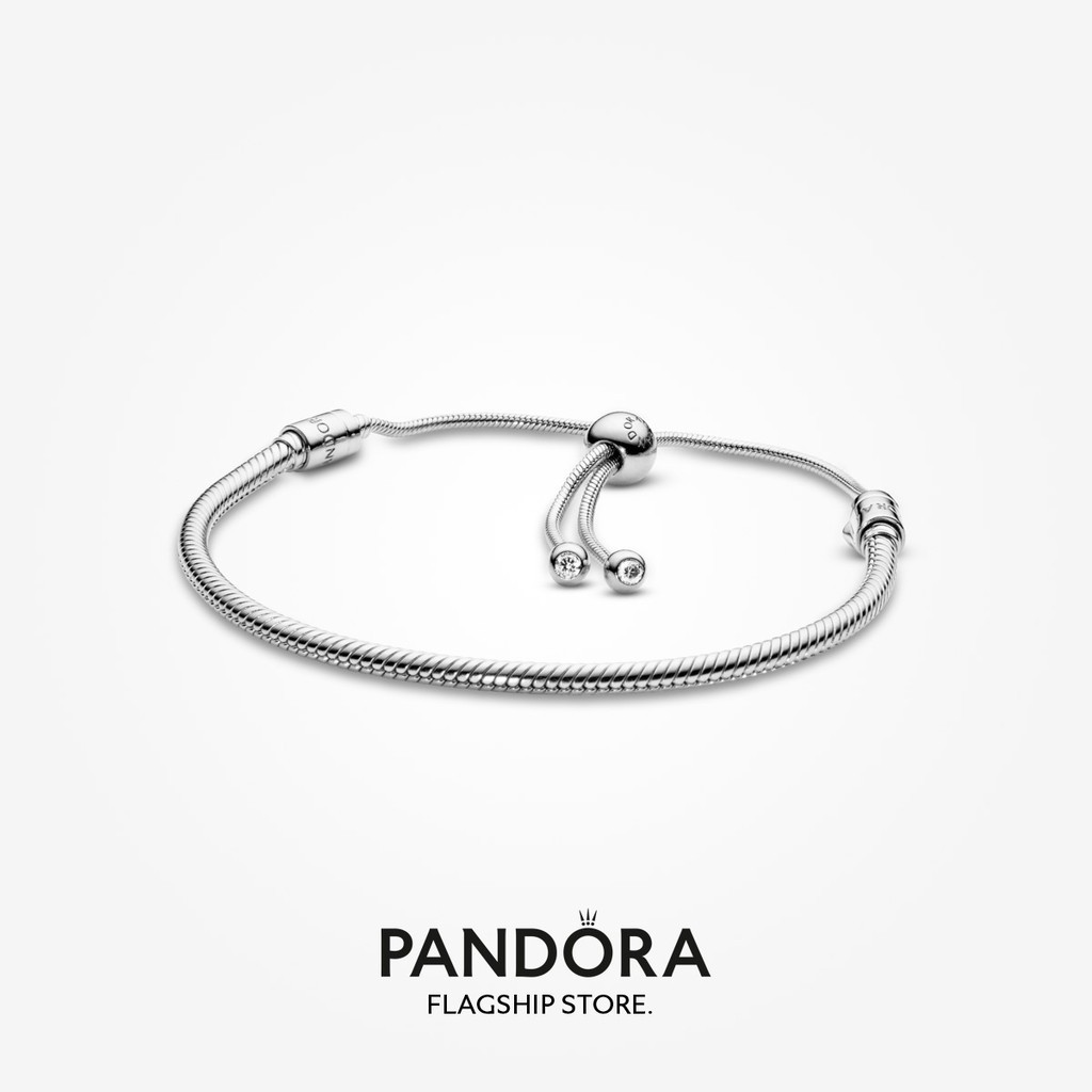 Chính Hãng 100% PANDORA Chính Hãng S925 Bạc Trang Sức Vòng Tay Mặt Dây Chuyền Pandora Khoảnh Khắc Rắ