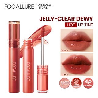 Focallure Jelly Lip Gloss Son môi có sắc tố cao khô nhanh chóng nhẹ và lâu trôi