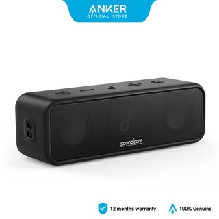 Soundcore By Anker, Loa Bluetooth Chuyển Động + Có Âm Thanh Hi-Res 30W, BassUp, Loa Không Dây, Ứng Dụng, EQ Tùy Chỉnh, Thời Gian Chơi 12H, Chống Thấm Nước, USB-C, Dành Cho Văn Phòng Tại Nhà