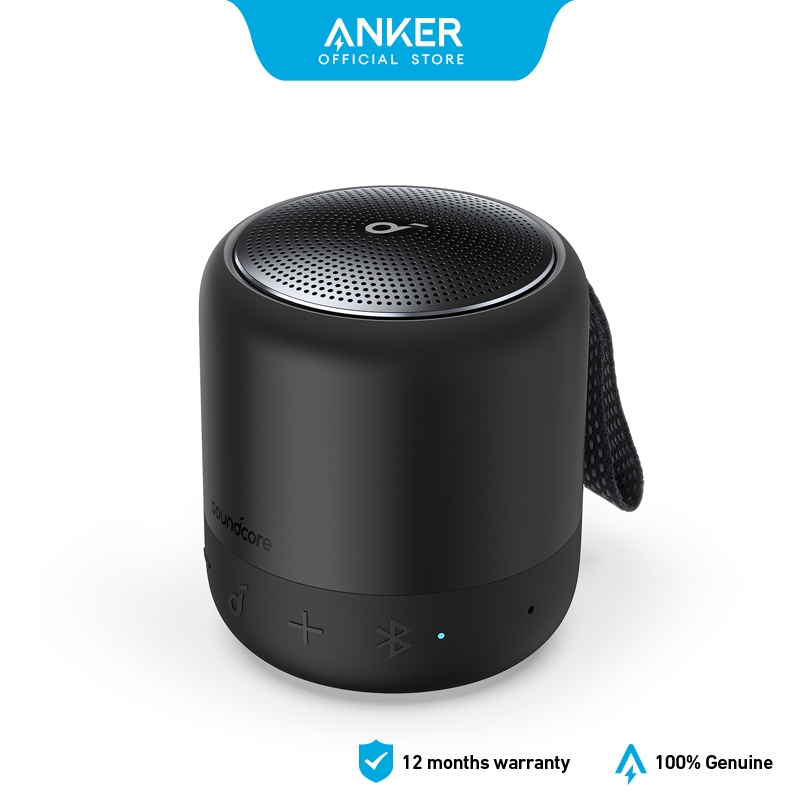 Soundcore của Loa Bluetooth Anker Mini 3, Âm thanh di động, Công nghệ BassUp và PartyCast, USB-C, IPX7 chống nước và EQ có thể tùy chỉnh