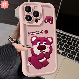 Dành Cho OPPO A38 A57 A96 A18 A16 A53 A17K A95 A31 A77 A55 A74 A98 A7 A5s A12 A16K A58 A17 A78 A5 A3s A1k A54 A76 A52 A9 Reno 8T 6 5F 10 Đôi Mắt Thiên Thần Fuuny Dâu Gấu Lotso Ốp Lưng Mềm